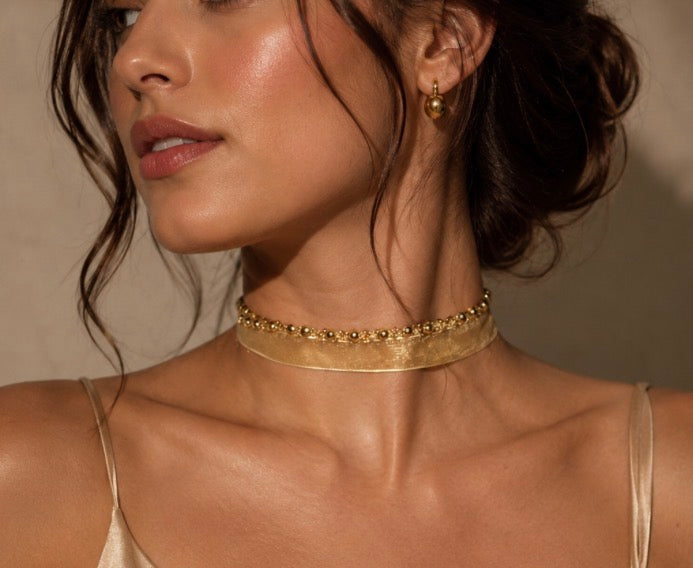 Choker Golden Veil