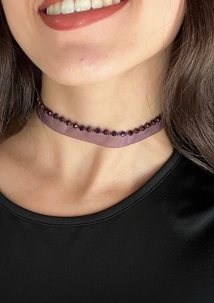 Choker Amatista