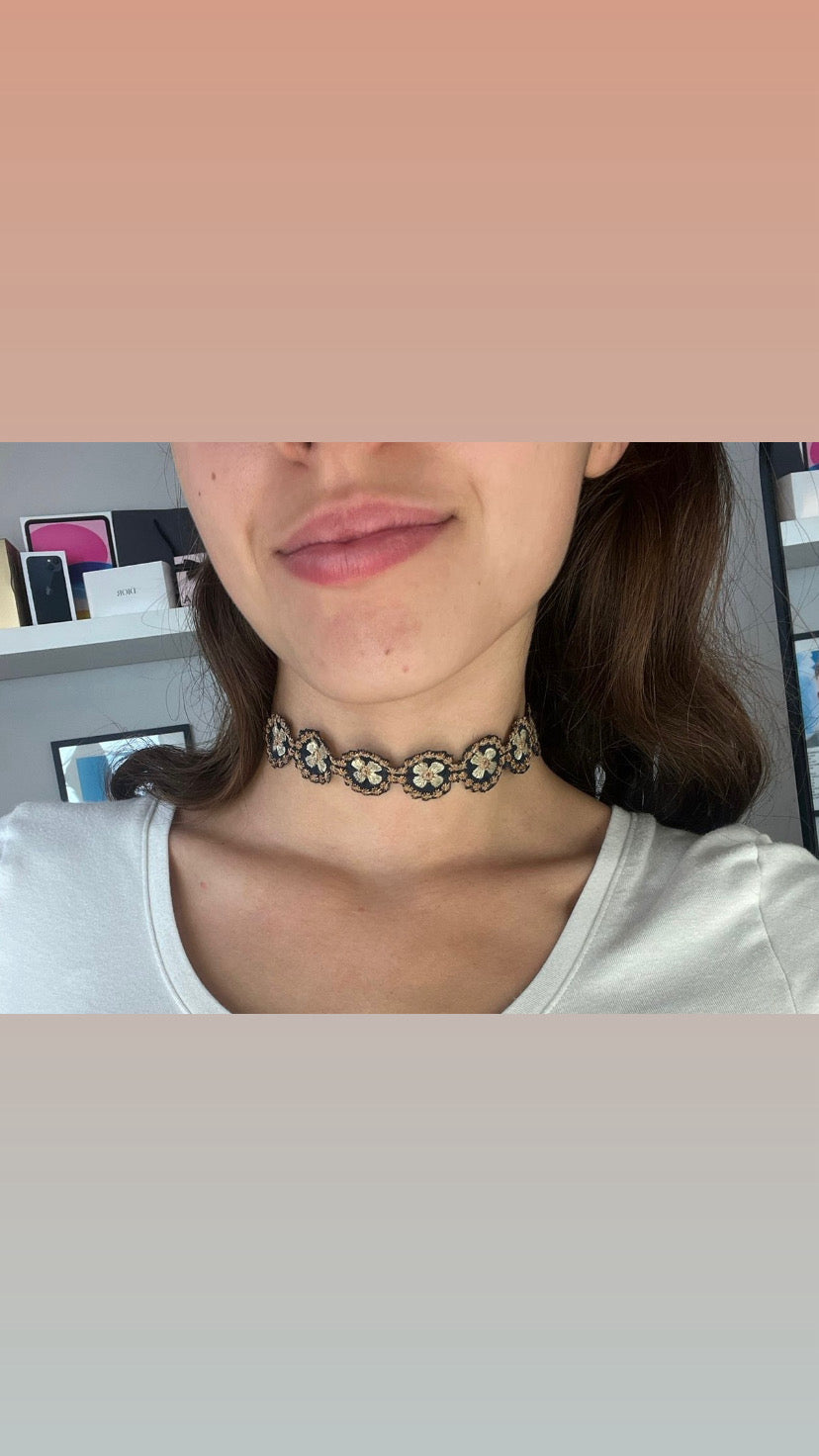 Choker Noir Garden