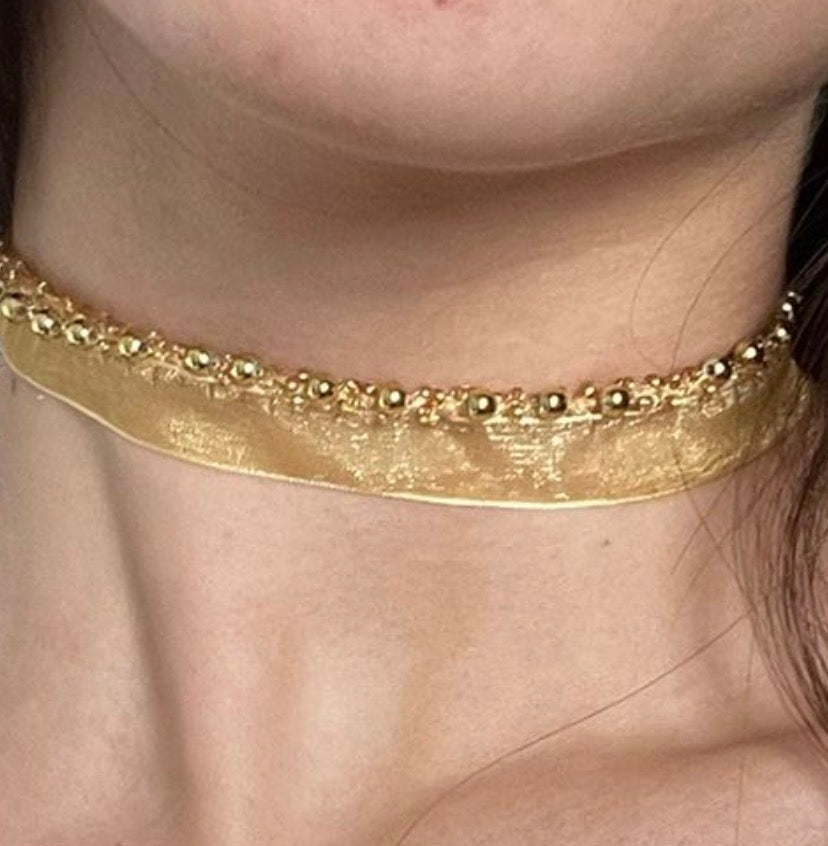 Choker Golden Veil
