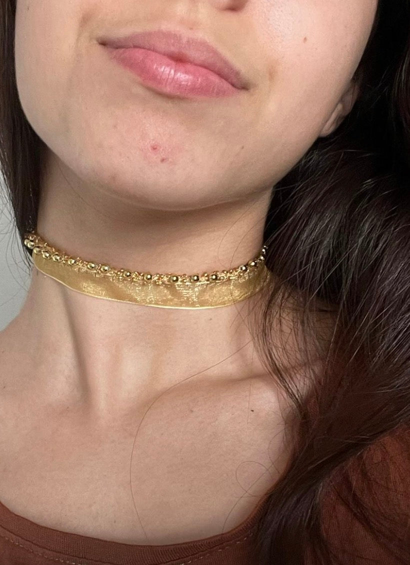 Choker Golden Veil