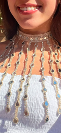 Choker Lluvia de Cristal