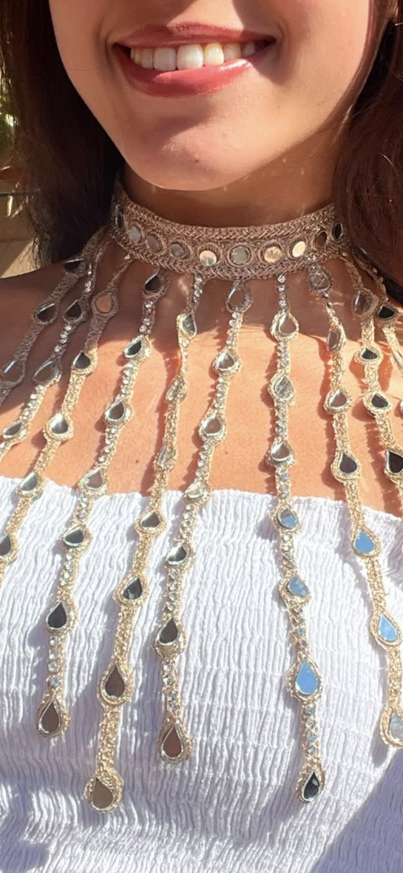 Choker Lluvia de Cristal