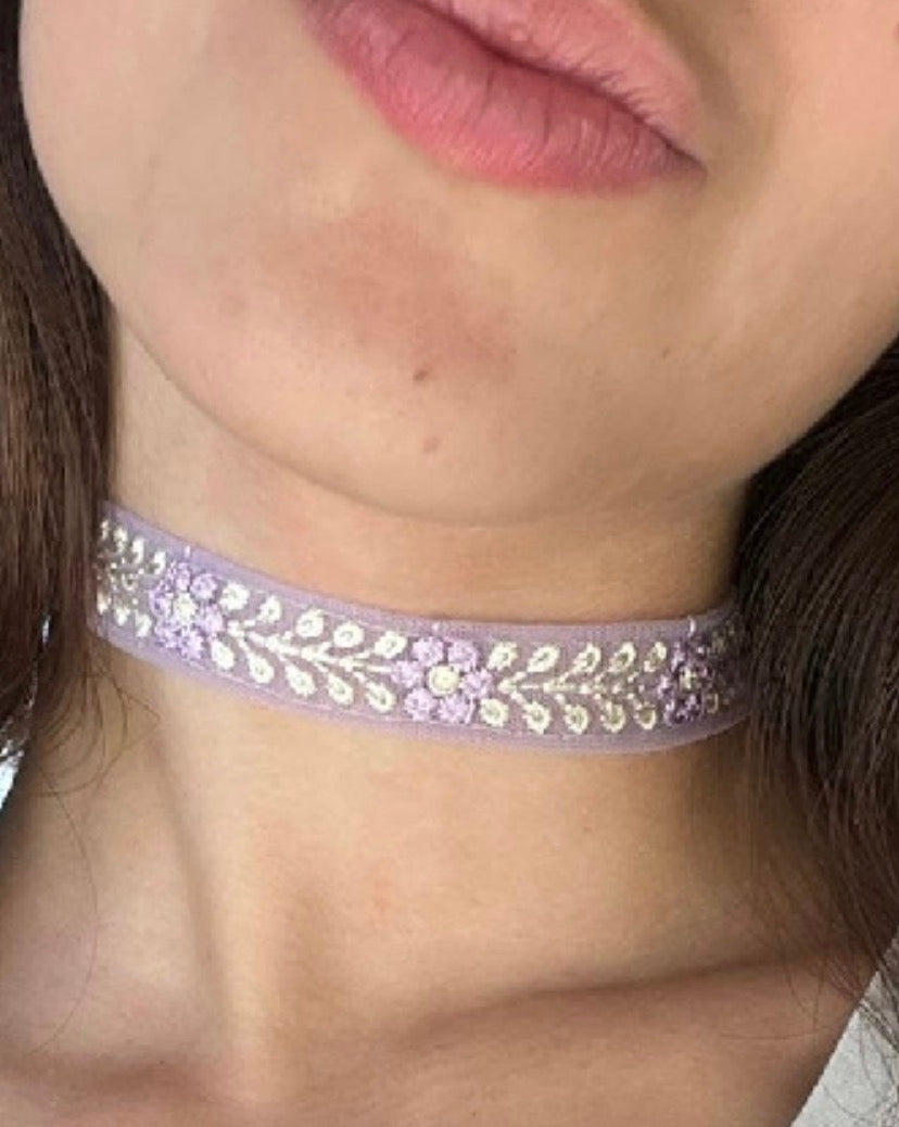Choker Lavanda Bloom