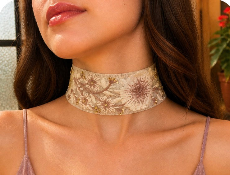 Choker Floral Delicado