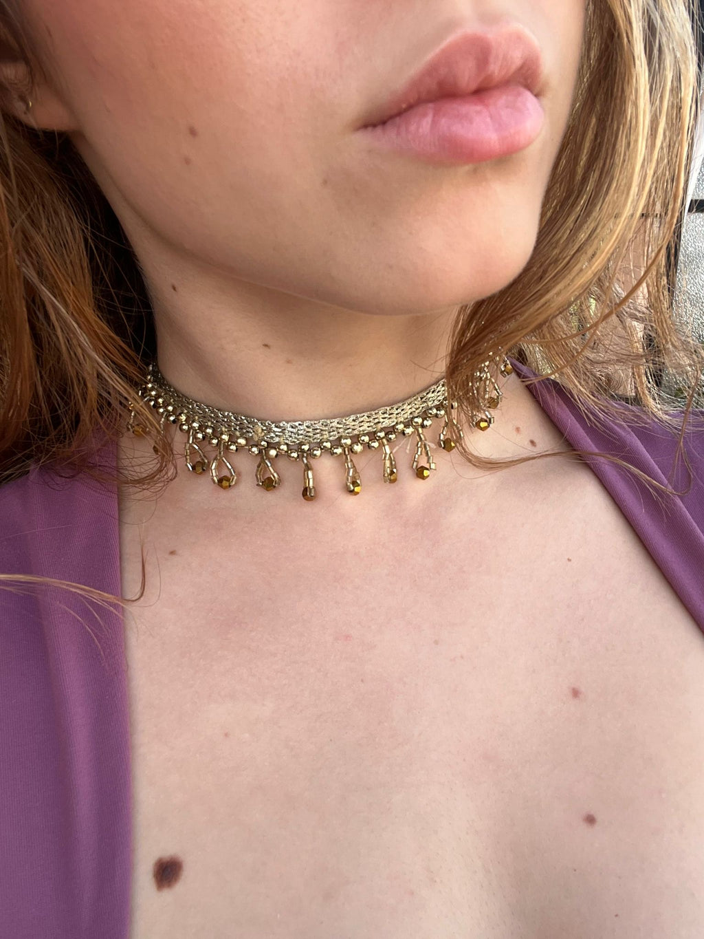 Choker Golden Rain